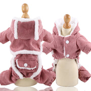 New Year Dog Cat Clothes Accessories Pet Supplies Fall winter Four Legged Cotton-padded Clothes