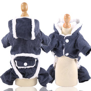 New Year Dog Cat Clothes Accessories Pet Supplies Fall winter Four Legged Cotton-padded Clothes
