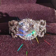 affordable luxury zircon engagement ring