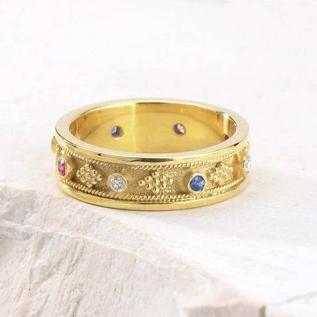 affordable luxury geometric zircon ring