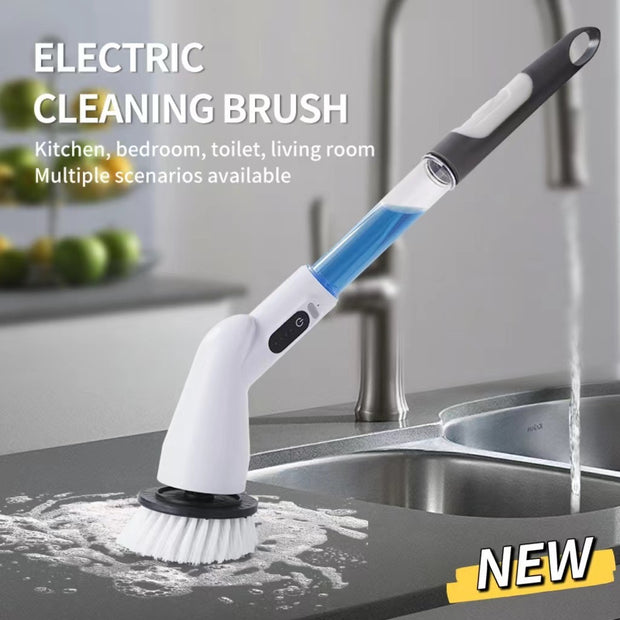 electric cleaning brush for kitchen and bathroom