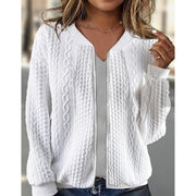 womens jacquard bomber jacket