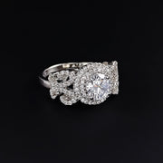 affordable luxury zircon engagement ring