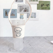 Canvas Eco-friendly Tote Universal Cup Set