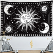 witchcraft skull tapestry