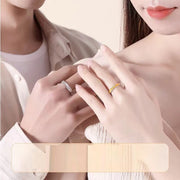Couple Rings Special-interest Design Affordable Luxury Fashion Plated 925 Silver