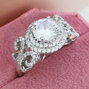 affordable luxury zircon engagement ring