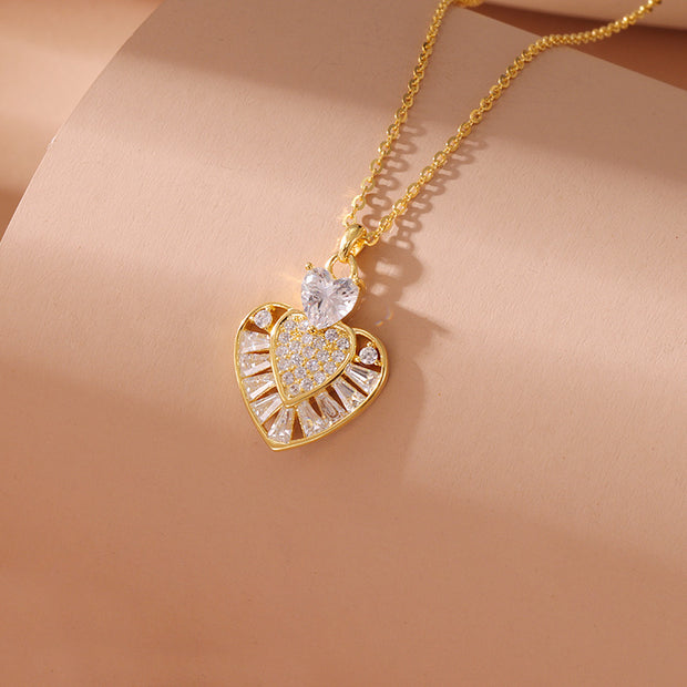 affordable luxury love necklace