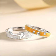 Couple Rings Special-interest Design Affordable Luxury Fashion Plated 925 Silver